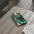 Green Geode in Watercolor - Impact Resistant Phone Case